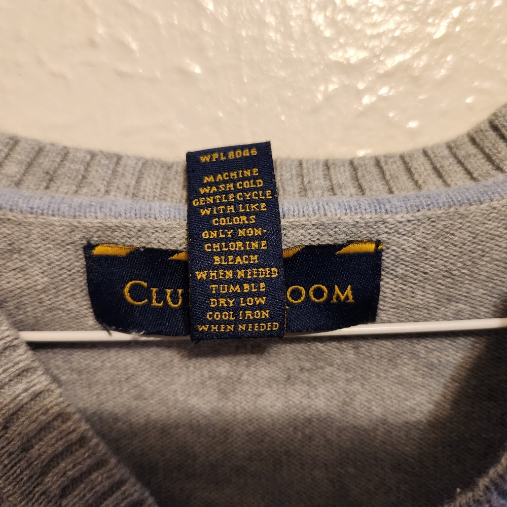 Club Room Argyle Small Vest - Picture 3 of 4